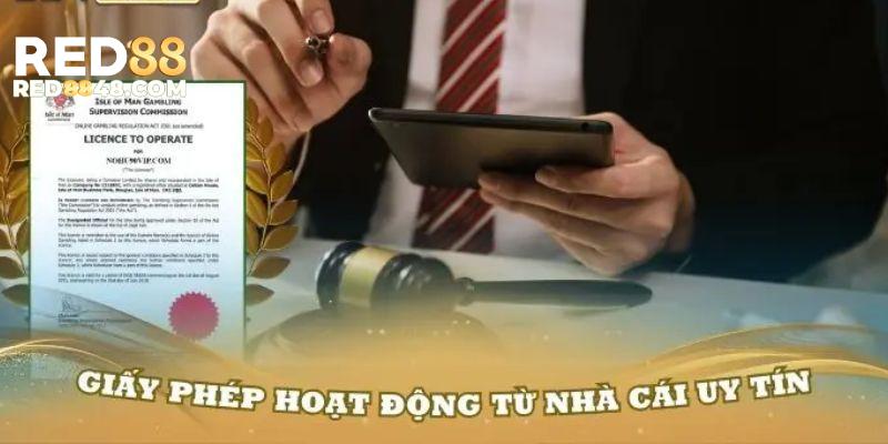 Các bước xin cấp giấy phép hoạt động Red88